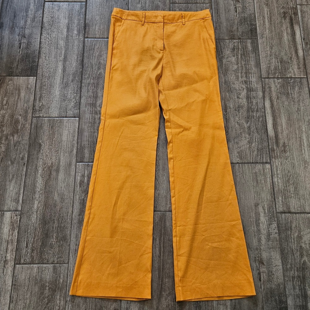 Marella Angri Flare Trousers Size 10 NEW Linen Blend Pants Professional Max Mara - Picture 4 of 13